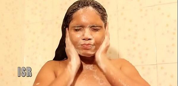  ANJALI (Telugu) as House Wife, Husband - Hot Wet Bathing Romance in BATHROOM